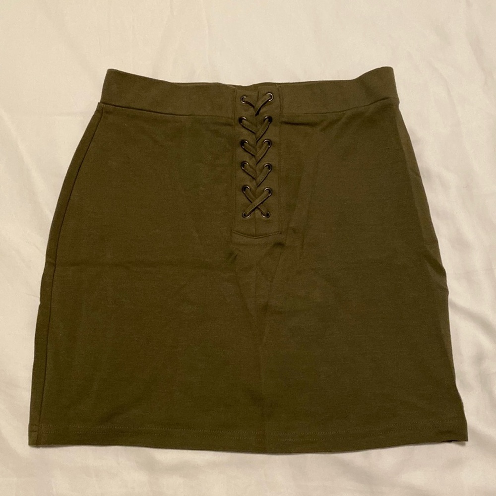 Forever 21 Olive Skirt